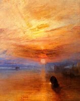 The Fighting 'temeraire' Tugged to Her Last Berth to Be Broken Up [detail 1] by Joseph Mallord William Turner